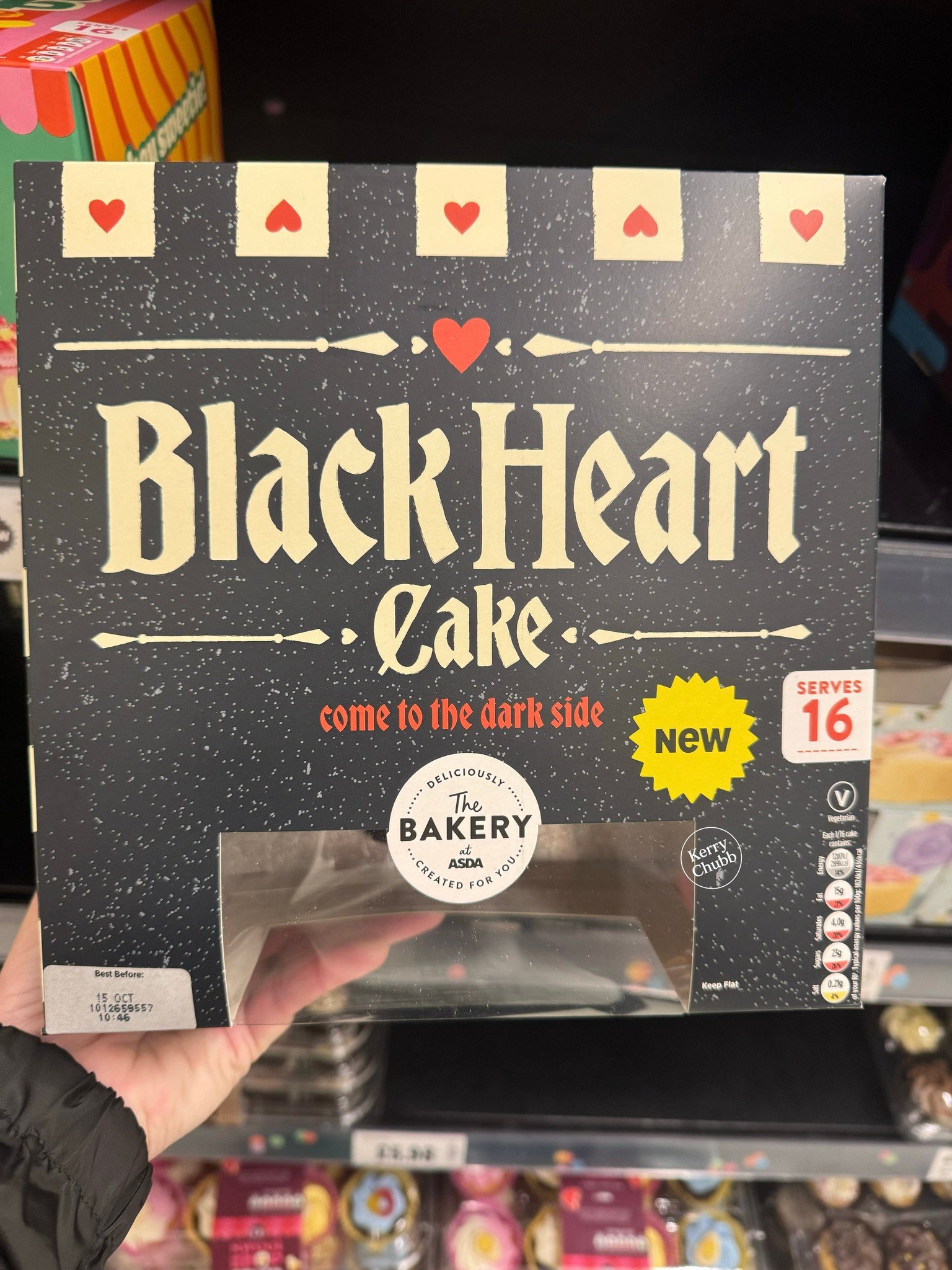 Black Heart Cake