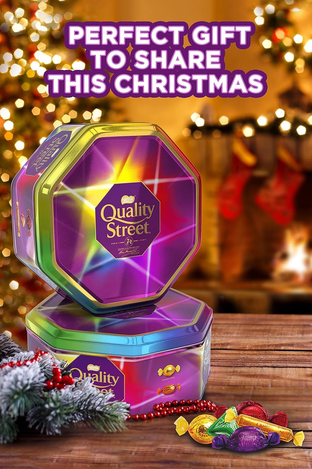 ANGIX Celebrations Chocolates & Quality Street Chocolates Christmas Gift Party(Three boxes in a set)